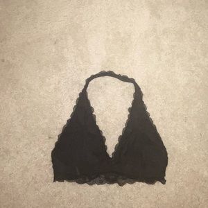 BLACK HALTER HOLLISTER BRALETTE